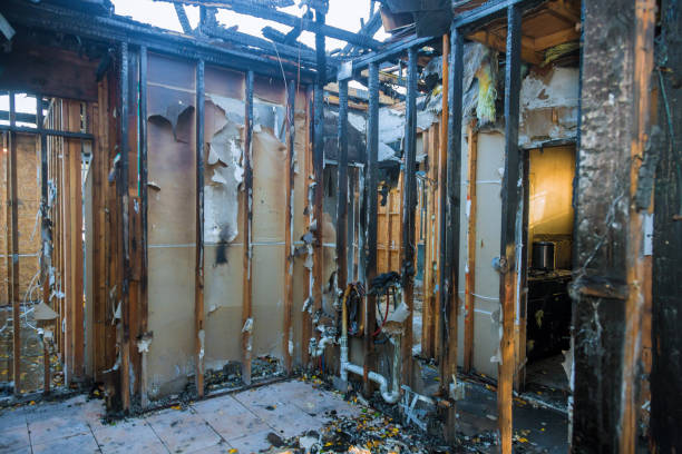 Professional Fire Damage Repair technician working in Empire, CA